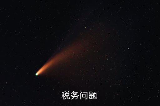 稅務(wù)問(wèn)題