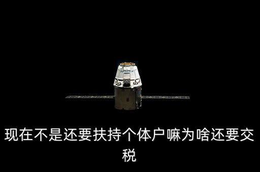個(gè)體戶為什么要報(bào)稅，我就是個(gè)個(gè)體戶為什么要交稅