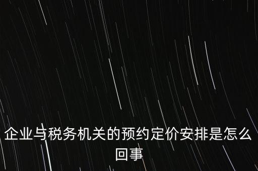 125執(zhí)行預(yù)約定價(jià)安排是什么意思，125是什么意思