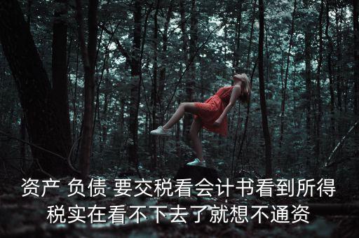 資產(chǎn) 負(fù)債 要交稅看會(huì)計(jì)書看到所得稅實(shí)在看不下去了就想不通資