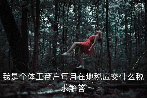 個體戶地稅局交什么稅，個體經(jīng)營戶地稅是按什么標準收費的
