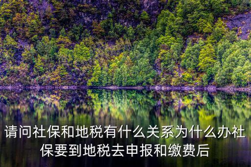為什么醫(yī)保由地稅收，社保為什么要地稅代扣