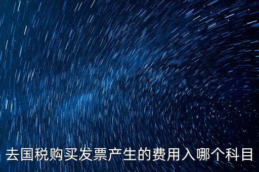 國稅計入什么科目，付國稅應(yīng)計入什么科目求解啊
