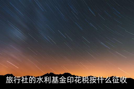 水利基金 印花稅各按什么繳，一般納稅人都交哪些稅印花稅和水利基金教育費(fèi)附加城建稅稅率