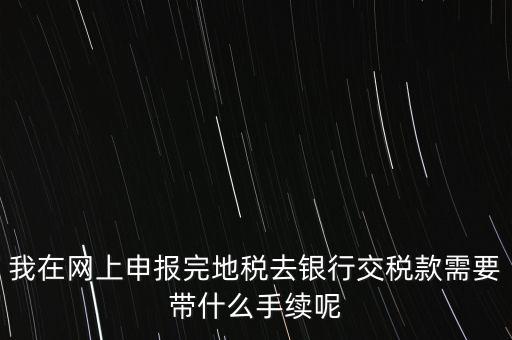 核稅后拿什么去交稅，申報(bào)交稅需要什么手續(xù)