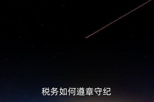稅務(wù)守紀(jì)律是什么意思，呵呵 什么叫做守紀(jì)律