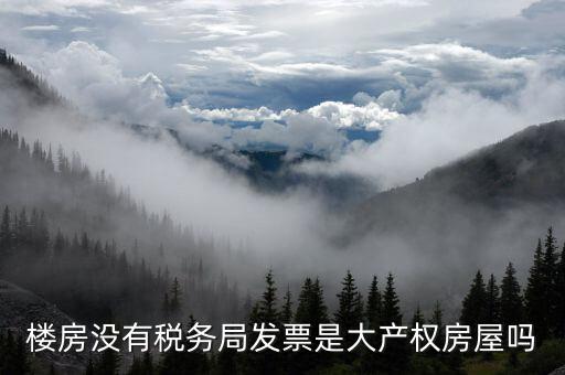 樓房沒有稅務(wù)局發(fā)票是大產(chǎn)權(quán)房屋嗎