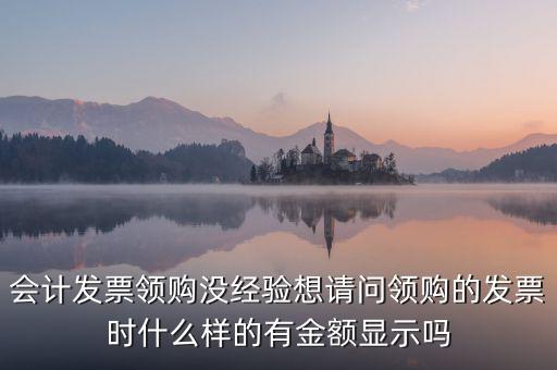 發(fā)票領(lǐng)用單是什么樣的，會(huì)計(jì)發(fā)票領(lǐng)購(gòu)沒(méi)經(jīng)驗(yàn)想請(qǐng)問(wèn)領(lǐng)購(gòu)的發(fā)票時(shí)什么樣的有金額顯示嗎