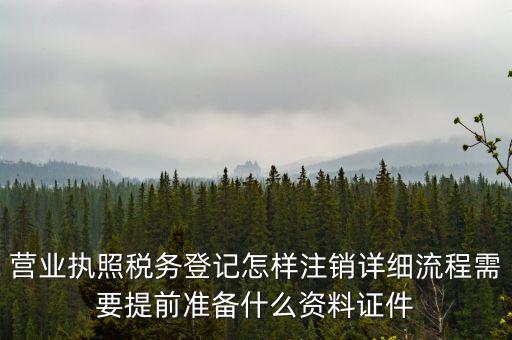 稅務(wù)登記注銷要帶什么資料，稅務(wù)局注銷個(gè)體戶需要帶的東西