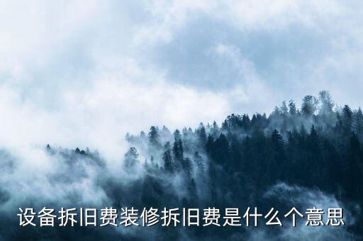 地稅拆舊費(fèi)是什么意思，地稅稅費(fèi)什么意思