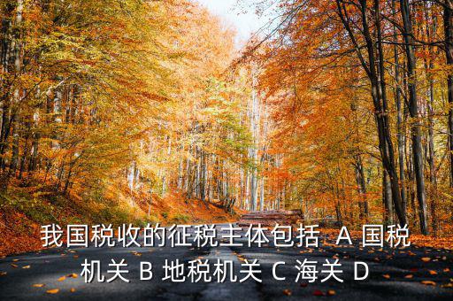 征收稅收的主體是什么，我國稅收的征稅主體包括  A 國稅機關 B 地稅機關 C 海關 D