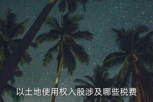 土地使用權要交什么稅，土地使用稅按什么交
