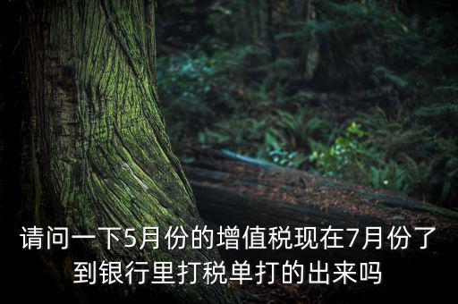 提交了增值稅要什么時(shí)候拿稅單，交稅后什么時(shí)候才能拿到稅單
