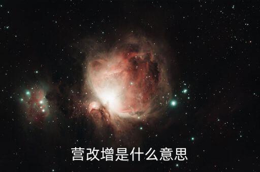贏改增什么意思，營(yíng)改增的意思