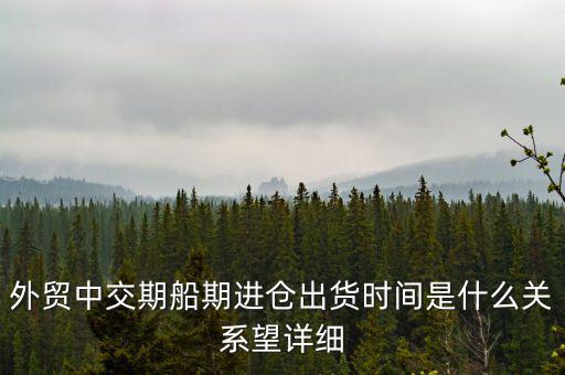 交期順延什么意思，交期具體是什么意思