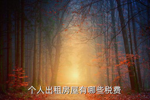 出租自建房屋交什么稅，自建廠房出租須交納什么稅