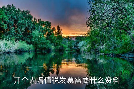 個人發(fā)票要帶什么資料，個人購物開增值稅普通發(fā)票需要什么資料