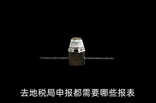 去地稅局申報都需要哪些報表