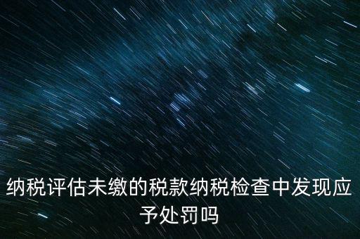 納稅評定稅款是什么，國稅作日常評估稅款繳滯納金比例是多少