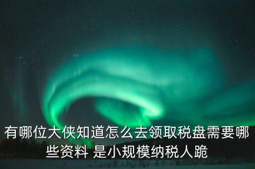 稅盤開通要什么資料，去稅務(wù)局辦理稅控盤需要什么資料流程怎么走呢