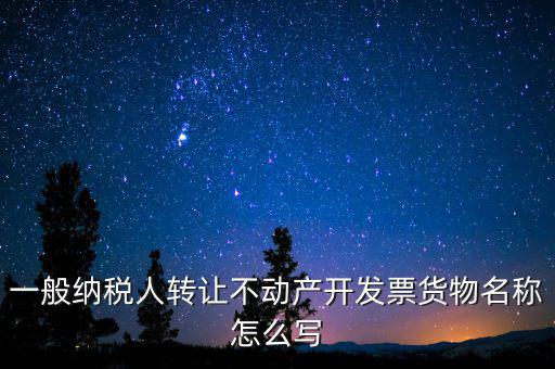 銷售不動產(chǎn)開票名稱寫什么，銷售不動產(chǎn)增值稅普通發(fā)票怎樣填寫