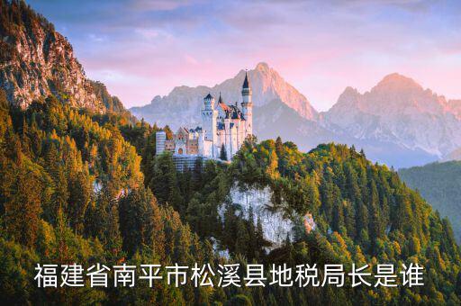 福建省南平市松溪縣地稅局長(zhǎng)是誰