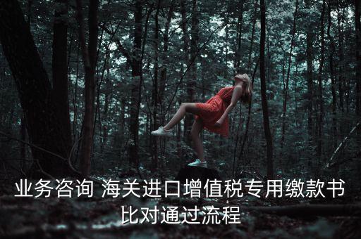 業(yè)務咨詢 海關進口增值稅專用繳款書比對通過流程
