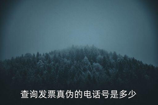 電話如何查詢發(fā)票真?zhèn)尾樵?，查詢發(fā)票真?zhèn)蔚碾娫捥柺嵌嗌?/></a></span><span id=
