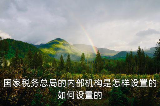 市稅務(wù)局如何設(shè)立區(qū)稅務(wù)機(jī)構(gòu)，稅務(wù)部門的部門設(shè)置