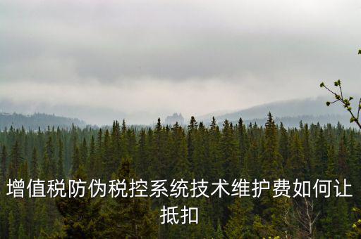 稅控維護(hù)費(fèi)如何抵稅，稅控維護(hù)費(fèi)抵扣問(wèn)題