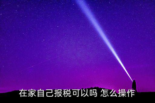 如何自行申報(bào)納稅，在家自己報(bào)稅可以嗎 怎么操作