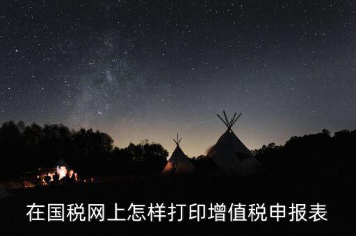 陜西國稅局網(wǎng)頁版如何查詢打印，在國稅網(wǎng)上怎樣打印增值稅申報表