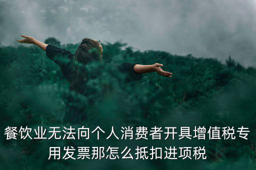 餐飲業(yè)無法向個人消費者開具增值稅專用發(fā)票那怎么抵扣進項稅