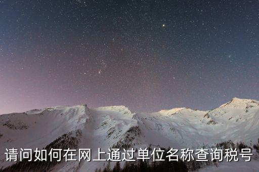 企業(yè)稅號如何查詢系統(tǒng)，怎么在網(wǎng)上查企業(yè)稅號