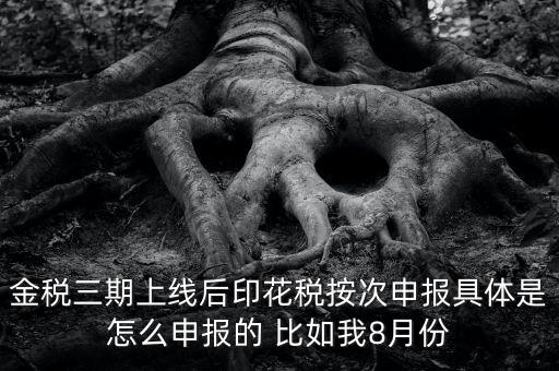 金稅三期如何填報(bào)印花稅表，印花稅申報(bào)報(bào)表要怎么填啊