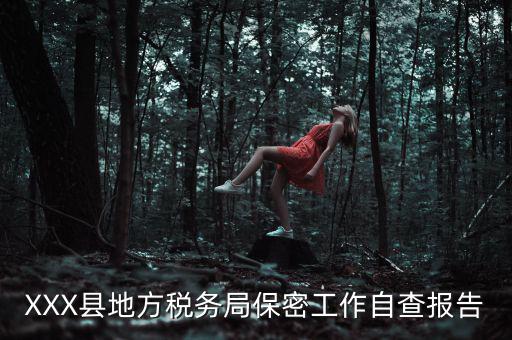 XXX縣地方稅務(wù)局保密工作自查報(bào)告