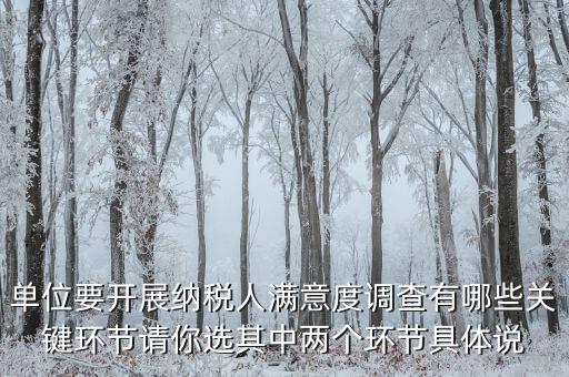 如何開展走訪提升納稅人滿意度，怎么提高納稅人滿意度