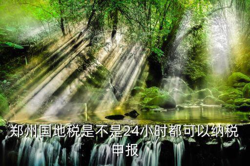 鄭州如何進(jìn)行地稅網(wǎng)上申報(bào)，鄭州國(guó)地稅是不是24小時(shí)都可以納稅申報(bào)