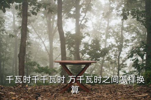 千瓦時(shí)千千瓦時(shí) 萬(wàn)千瓦時(shí)之間怎樣換算