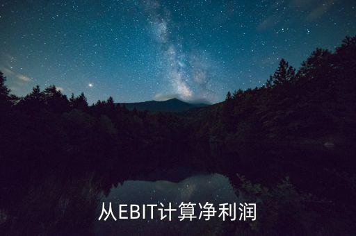 從EBIT計(jì)算凈利潤