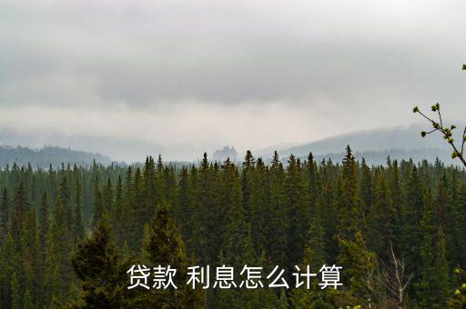 貸款的利息怎么算,貸款利息利息=累計(jì)利息累計(jì)ne日利率