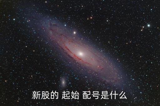 新股的 起始 配號(hào)是什么