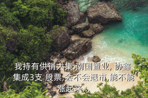 我持有供銷大集,南國(guó)置業(yè), 協(xié)鑫 集成3支 股票,會(huì)不會(huì)退市,能不能漲起來...