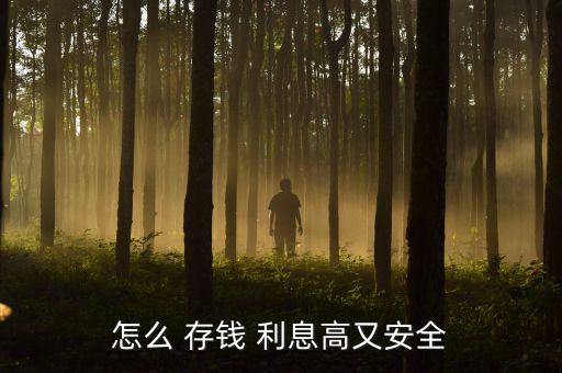 怎么 存錢(qián) 利息高又安全