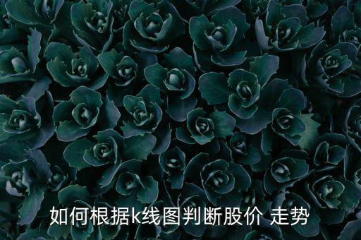 如何根據(jù)k線圖判斷股價(jià) 走勢(shì)