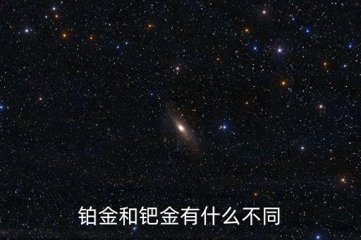 鉑金和鈀金有什么不同