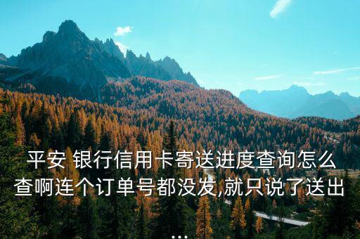 平安銀行買(mǎi)了東西怎么查物流