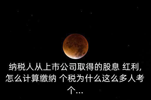 紅利怎么申報個稅,網(wǎng)上申報流程如何進(jìn)行?