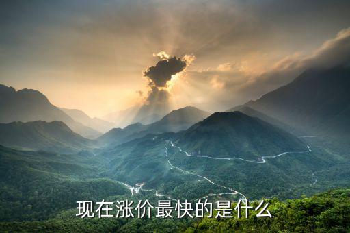 什么漲價(jià)快，大家猜猜看 什么東西會(huì)漲價(jià)的很快