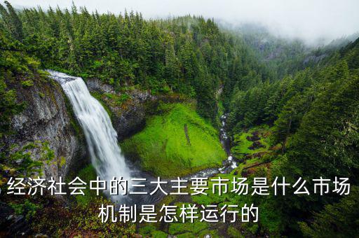 經(jīng)濟(jì)學(xué)中的主要市場是什么，宏觀經(jīng)濟(jì)學(xué) 兩大市場是什么